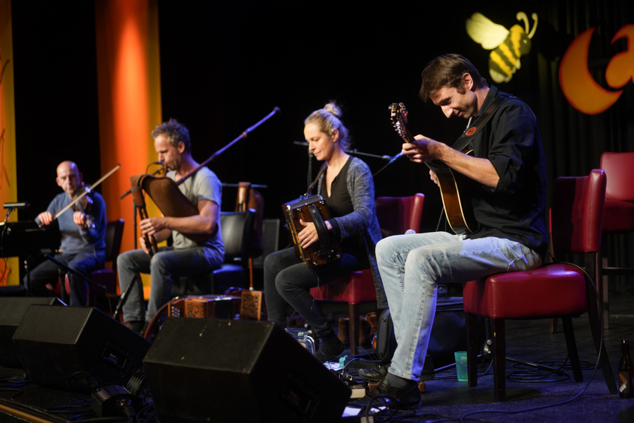 Naragonia Quartet met vlnr Luc Pilartz, Toon, Pascale en Maarten Decombel Naragonia Quartet met vlnr Luc Pilartz, Toon, Pascale en Maarten Decombel