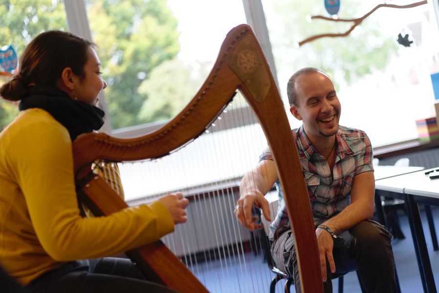 Harpworkshoop van Adriano Sangineto