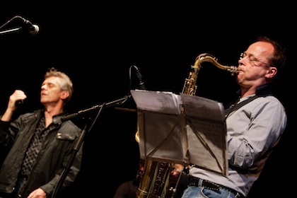 Iain Matthews en Leo Janssen van het Searing Quartet