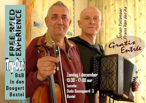 Free Reed Experience Affiche 1 december 2019