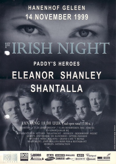 affiche irish night geleen 1999