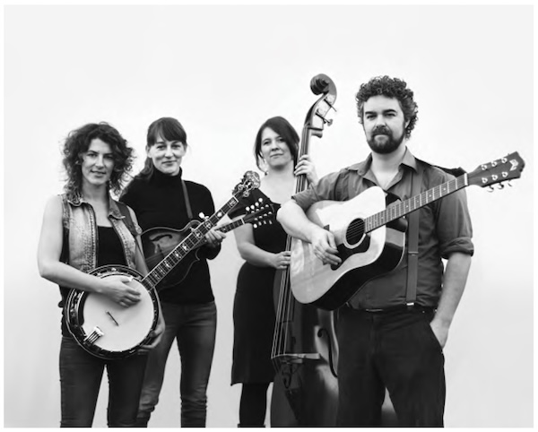 Velvet Joe & The Bluegrass Diamonds in 2015 met Joris Scheepers, foto Marieke Odekerken