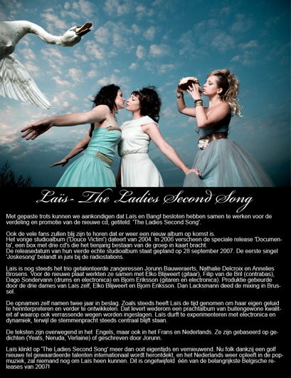lais - the ladies second song, flyer