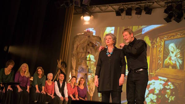 Mistero Brabantse Volksopera, met hoofdrolspelers Trudy Schambergen en Hans van Gorp, foto Ronald Rietman