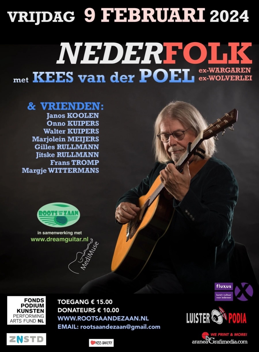 Nederfolk met Kees van der Poel poster