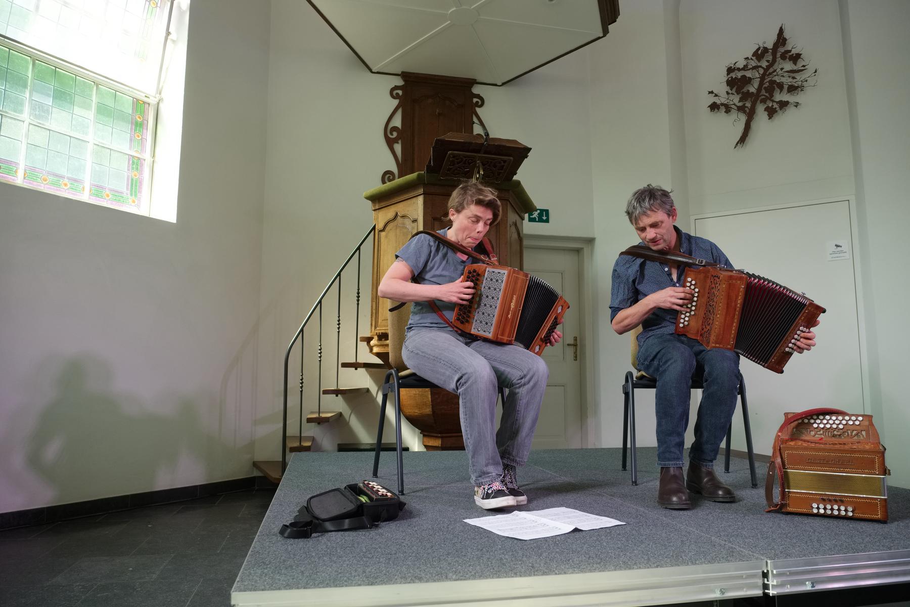 Anne Niepold en Andy Cutting