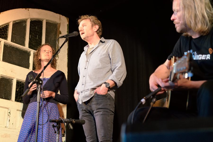 Otto Groote met Linde Nijland en Bert Ridderbos Otto Groote met Linde Nijland en Bert Ridderbos