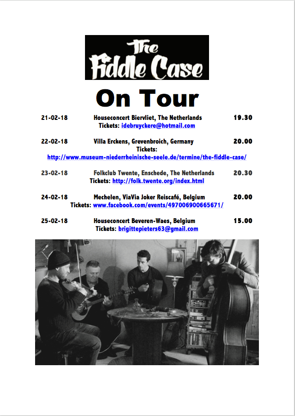 the fiddle case on tour februari 2018